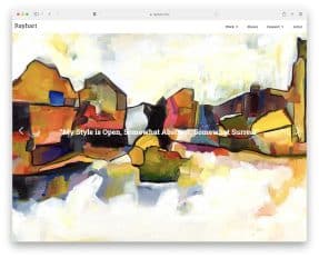artist portfolio websites