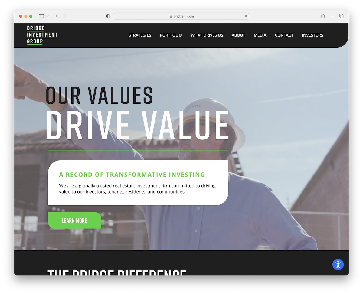 bridge investment group consulting website