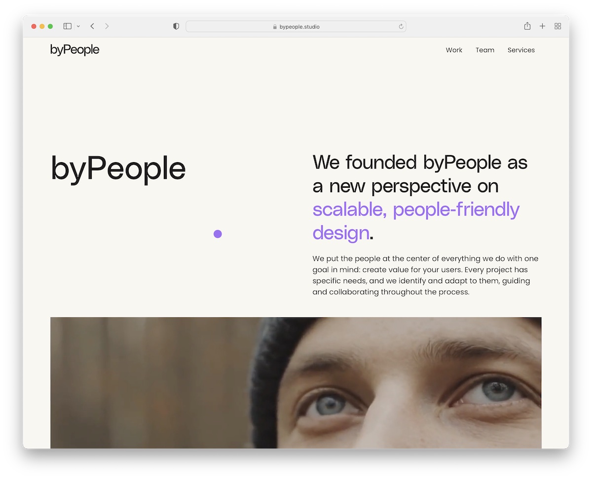 bypeople webflow website