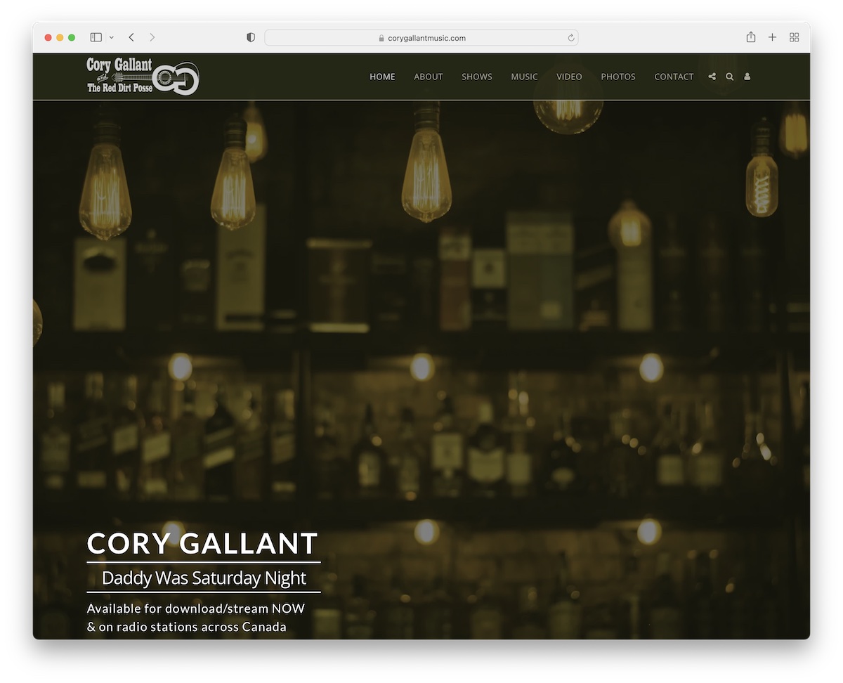 cory gallant site123 website