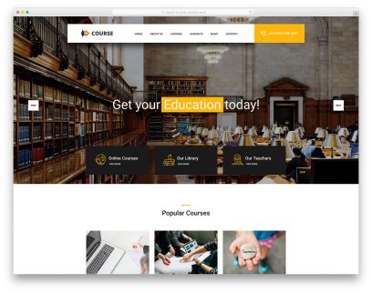 Course free template