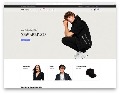 Coza store free template