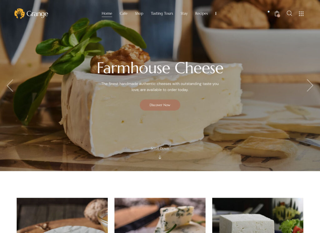 Grange - Farm, Bazaar & Food Market WordPress Theme