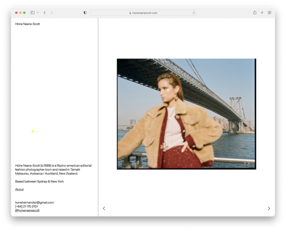 hone naera scott webflow website