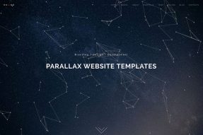 Parallax Website Templates