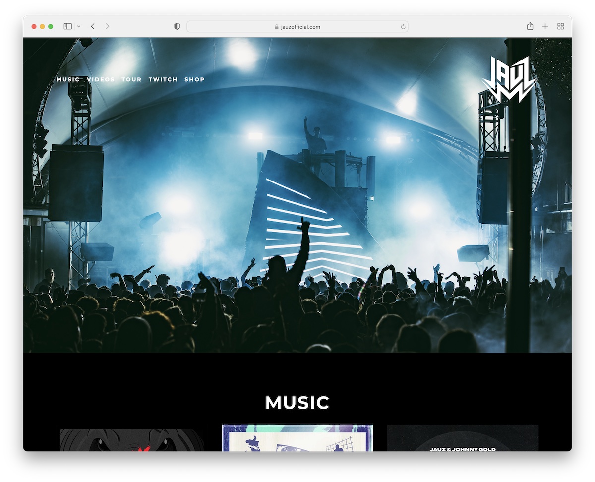 jauz dj website