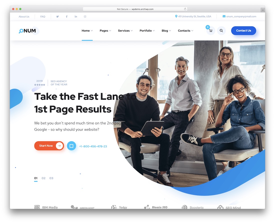 onum bootstrap theme