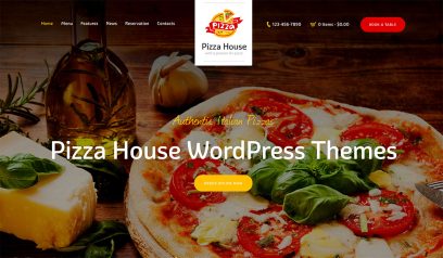 pizza WordPress themes