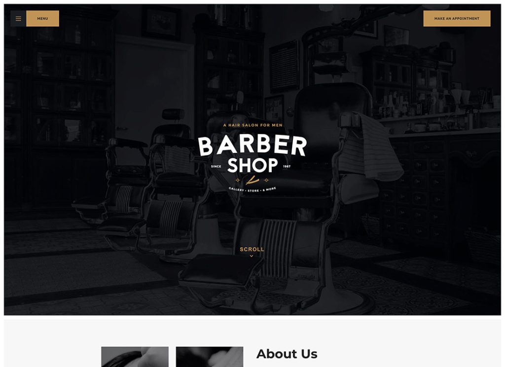Salon - Barbershop & Tattoo Studio WordPress Theme