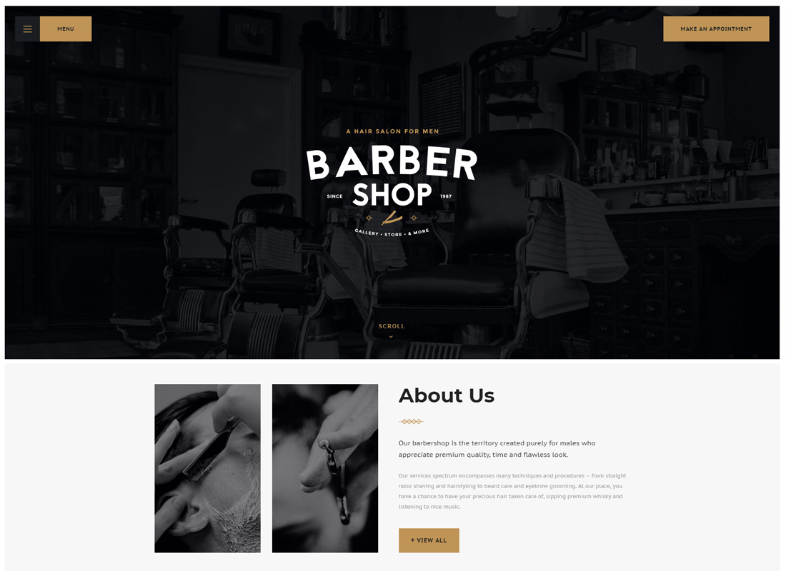 Salon | Barbershop & Tattoo Studio WordPress Theme