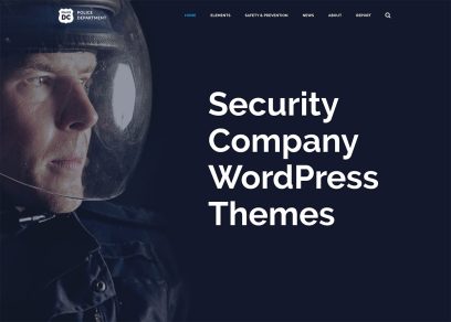 security company WordPress themes