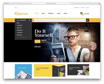 shopify bookstore themes