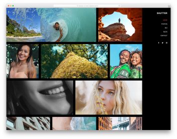 shutter free template