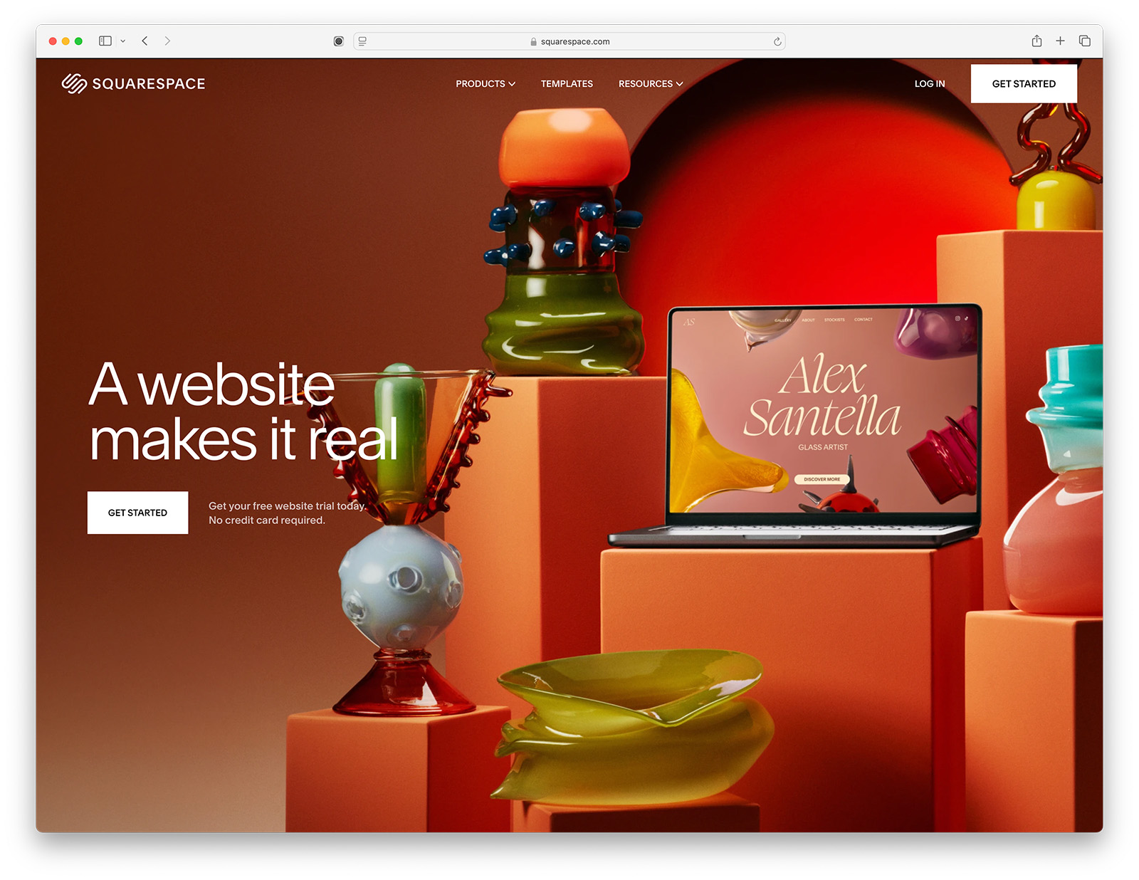 Start building your website with Squarespace