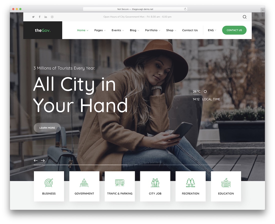thegov political wordpress theme