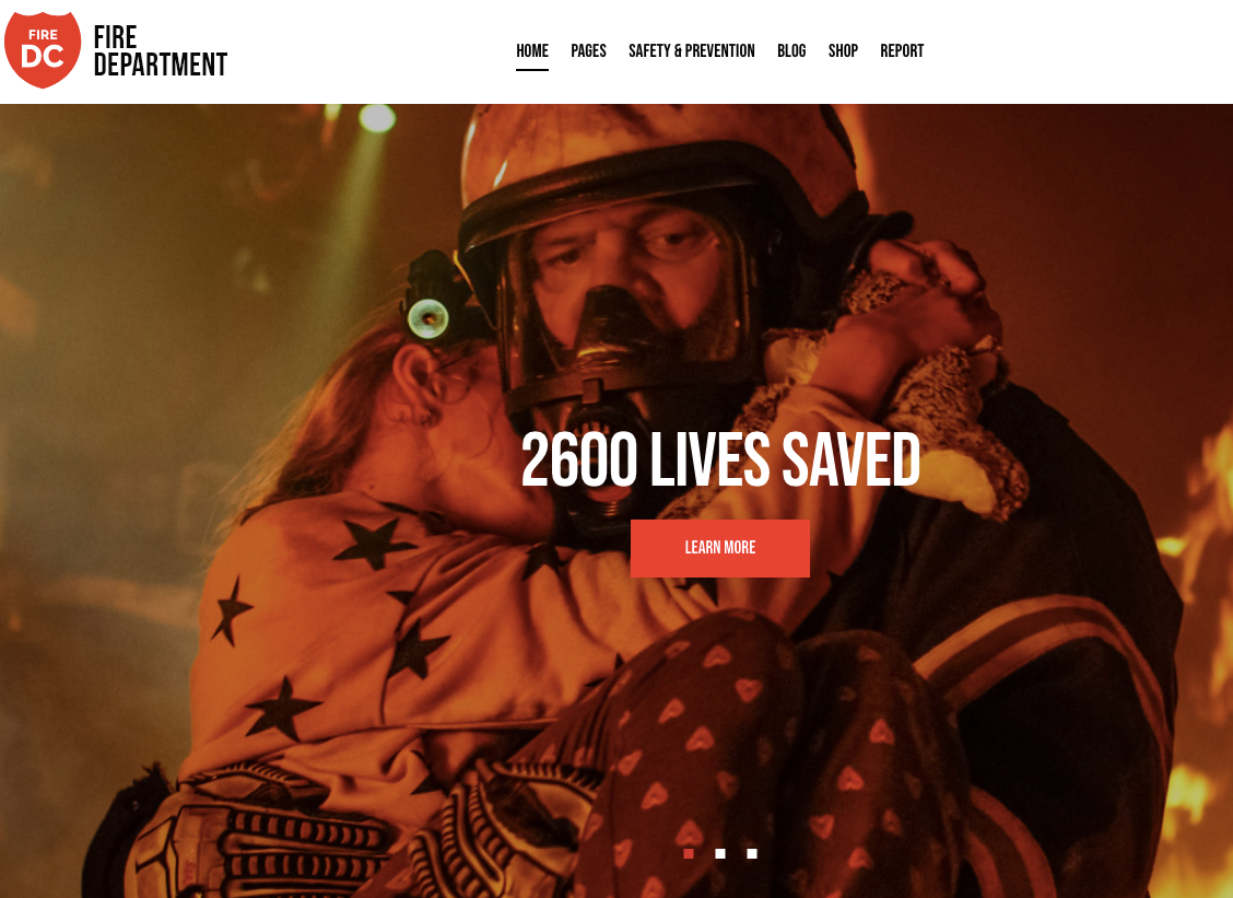 Police & Fire Department and Security Business WordPress Theme