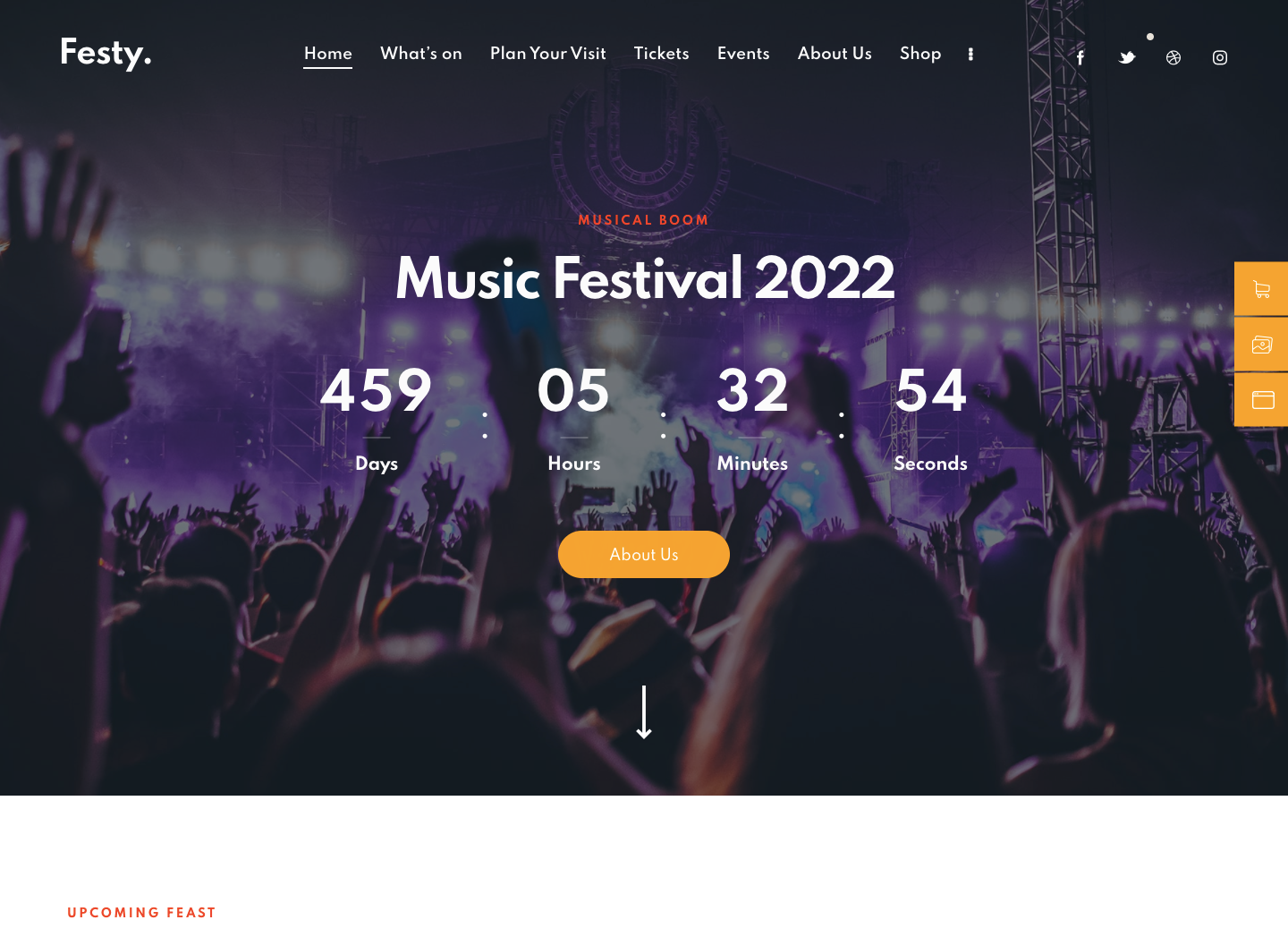 Festy - Theme Park, Circus & Festival WordPress Theme