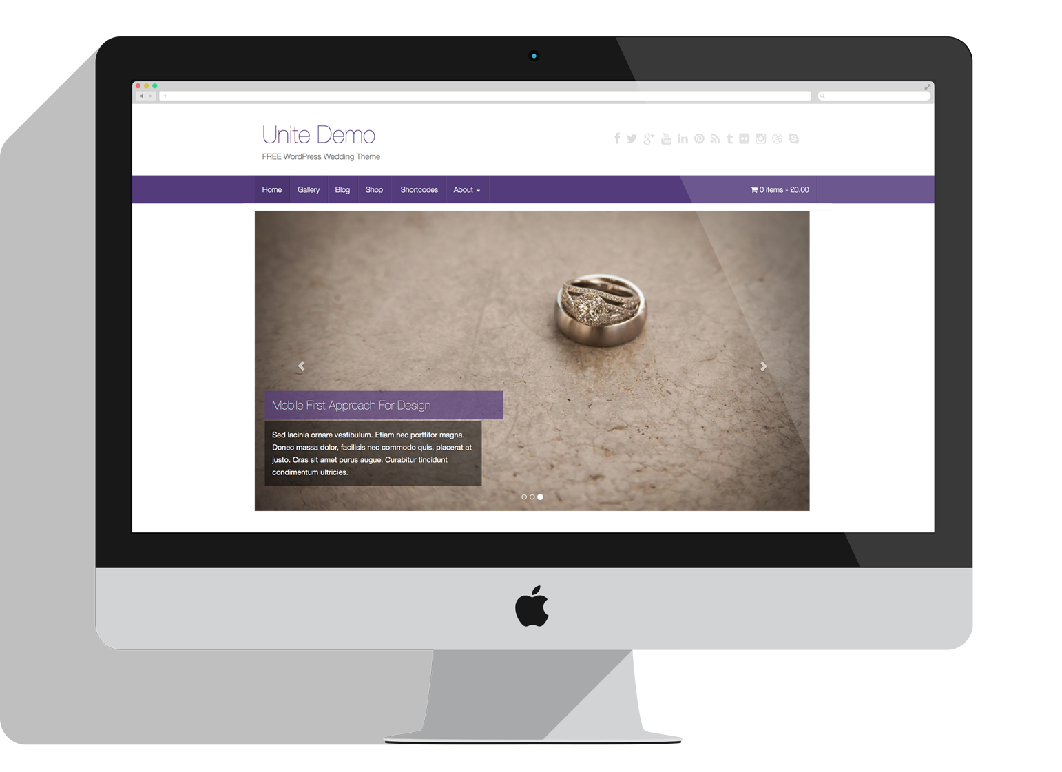 WordPress Wedding theme