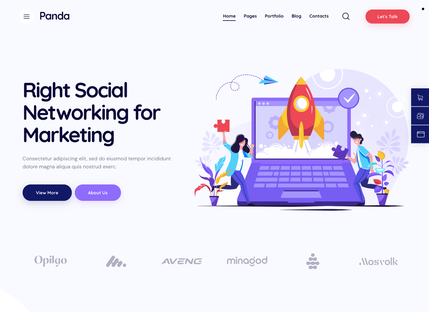 Panda - Creative Marketing Agency & SEO WordPress Theme