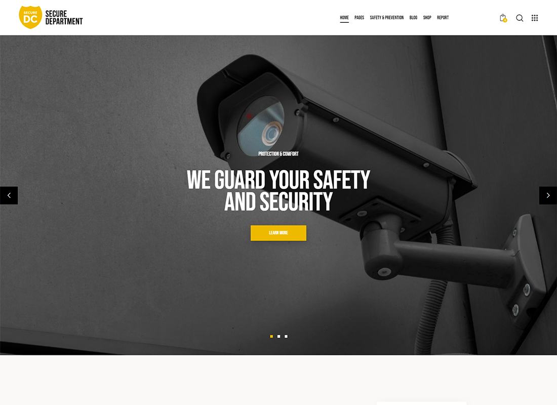 Police & Fire Department and Security Business WordPress Theme