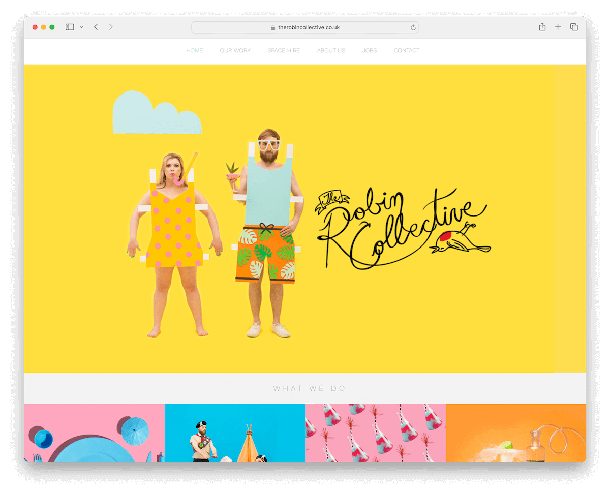 the robin collective wix portfolio example